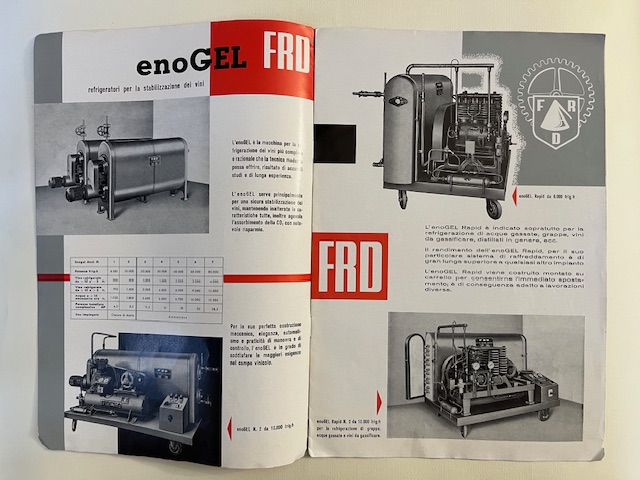 FRD. Officine meccaniche macchine enologiche, Susegana, Treviso (brochure pubblicitaria)